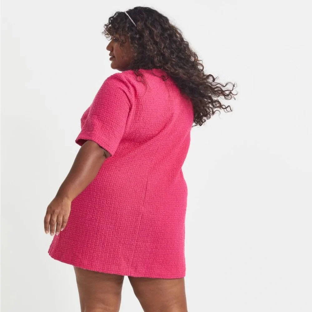 H&M jacquard weave dress 💗 - Picture 3 of 6